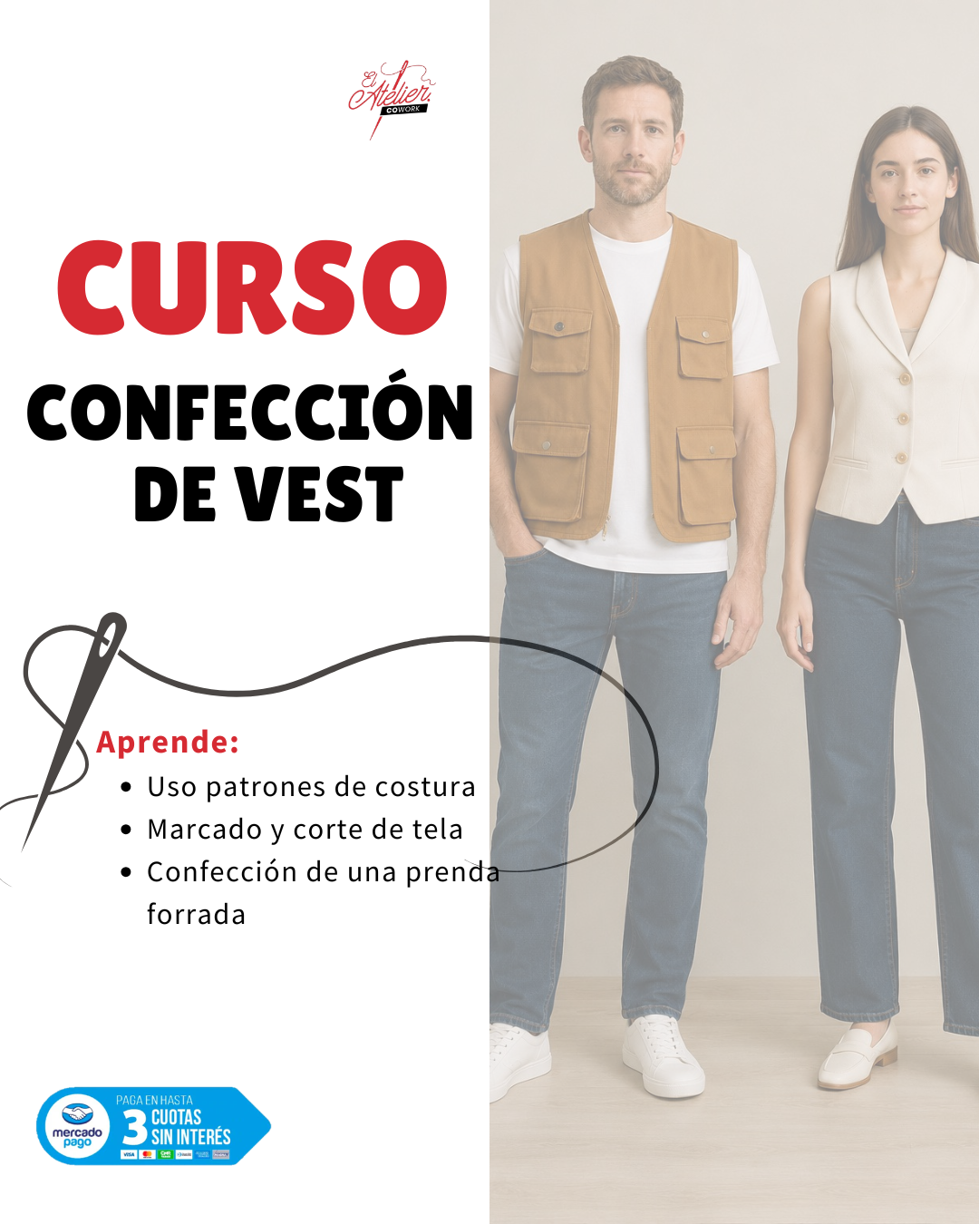 Confección Vest hombre o mujer