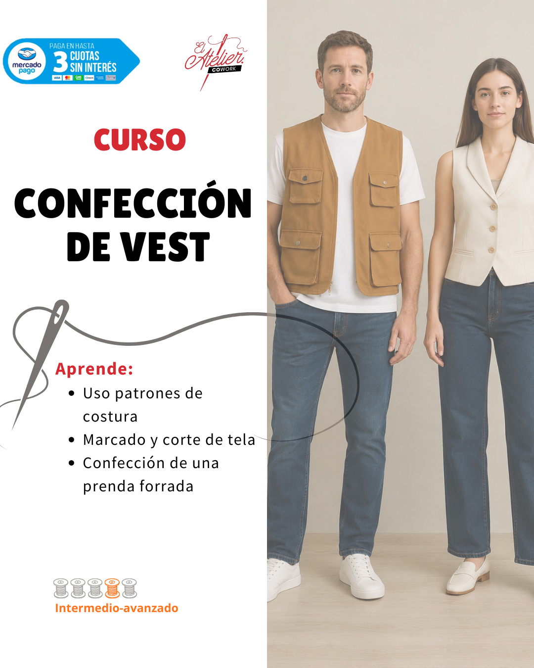 Confección Vest hombre o mujer